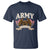 Retirement Army Veteran T Shirt American Flag USA Patriotic - Wonder Print Shop