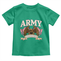 Retirement Army Veteran Toddler T Shirt American Flag USA Patriotic - Wonder Print Shop