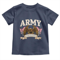 Retirement Army Veteran Toddler T Shirt American Flag USA Patriotic - Wonder Print Shop