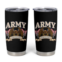 Retirement Army Veteran Tumbler Cup American Flag USA Patriotic