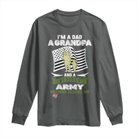Retired Army Long Sleeve Shirt Funny I Am A Dad A Grandpa Nothing Scares Me - Wonder Print Shop
