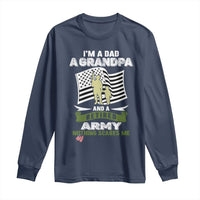 Retired Army Long Sleeve Shirt Funny I Am A Dad A Grandpa Nothing Scares Me - Wonder Print Shop