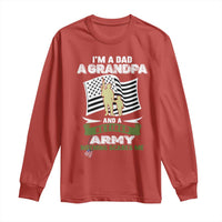 Retired Army Long Sleeve Shirt Funny I Am A Dad A Grandpa Nothing Scares Me - Wonder Print Shop