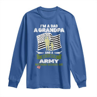 Retired Army Long Sleeve Shirt Funny I Am A Dad A Grandpa Nothing Scares Me - Wonder Print Shop