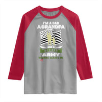 Retired Army Raglan Shirt Funny I Am A Dad A Grandpa Nothing Scares Me - Wonder Print Shop