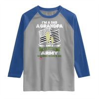 Retired Army Raglan Shirt Funny I Am A Dad A Grandpa Nothing Scares Me - Wonder Print Shop