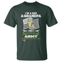 Retired Army T Shirt Funny I Am A Dad A Grandpa Nothing Scares Me - Wonder Print Shop