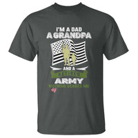Retired Army T Shirt Funny I Am A Dad A Grandpa Nothing Scares Me - Wonder Print Shop