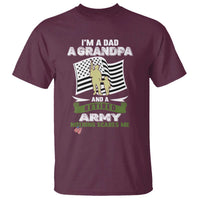 Retired Army T Shirt Funny I Am A Dad A Grandpa Nothing Scares Me - Wonder Print Shop