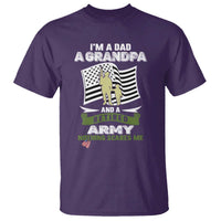 Retired Army T Shirt Funny I Am A Dad A Grandpa Nothing Scares Me - Wonder Print Shop