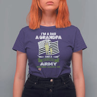 Retired Army T Shirt For Women Funny I Am A Dad A Grandpa Nothing Scares Me - Wonder Print Shop
