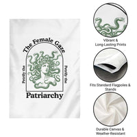 Feminist Garden Flag The Female Gaze Petrify The Patriarchy Mythology Medusa - Wonder Print Shop