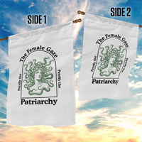 Feminist Garden Flag The Female Gaze Petrify The Patriarchy Mythology Medusa - Wonder Print Shop