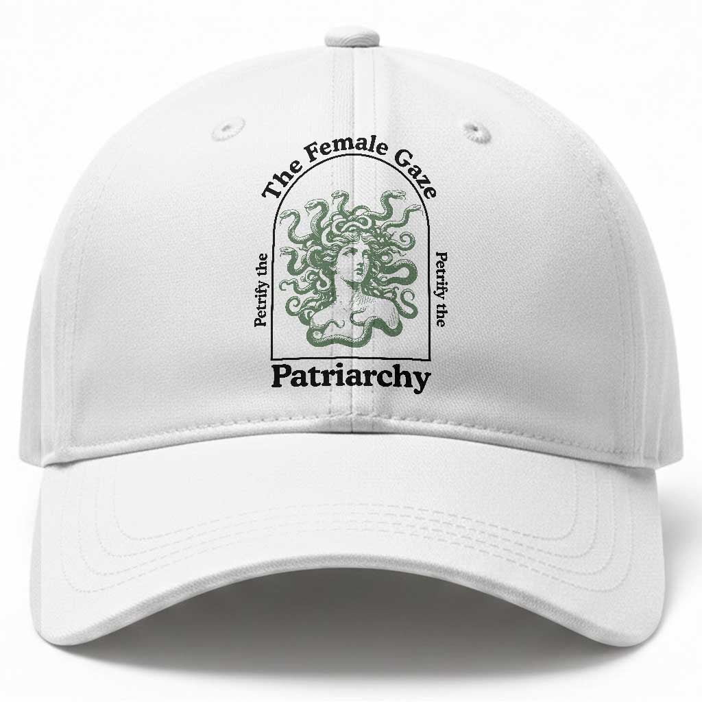 Feminist Baseball Cap The Female Gaze Petrify The Patriarchy Mythology Medusa