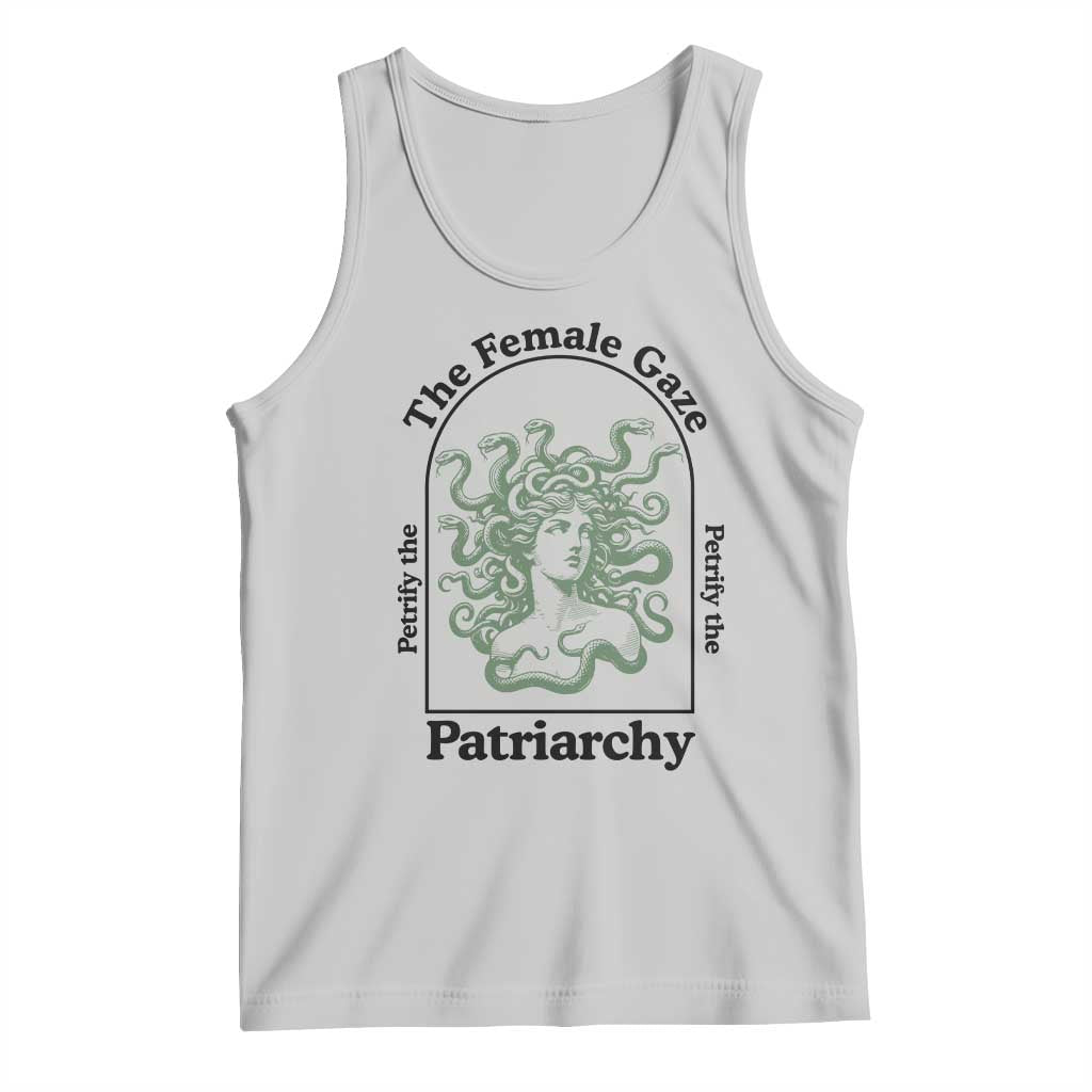 Feminist Tank Top The Female Gaze Petrify The Patriarchy Mythology Medusa - Wonder Print Shop