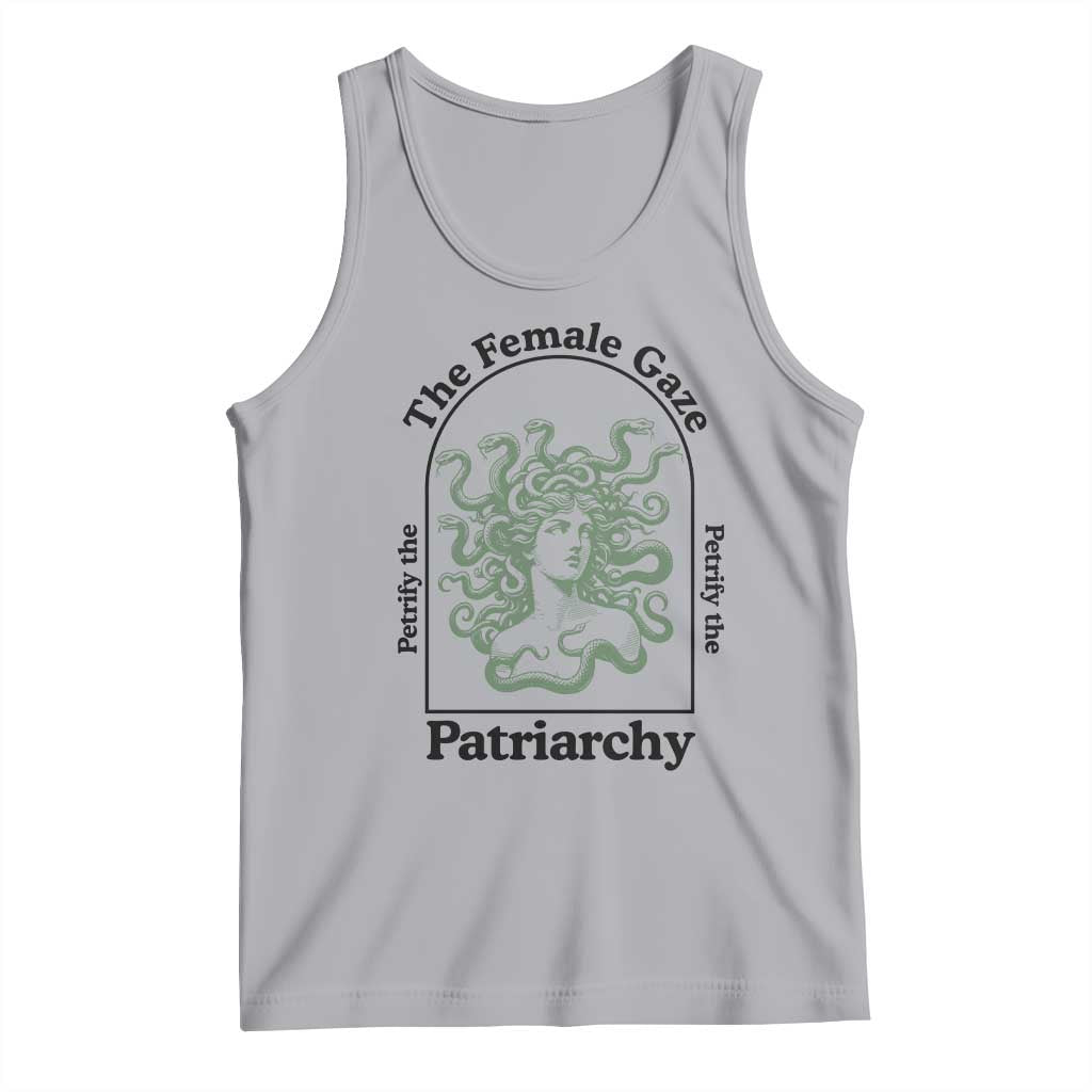 Feminist Tank Top The Female Gaze Petrify The Patriarchy Mythology Medusa - Wonder Print Shop