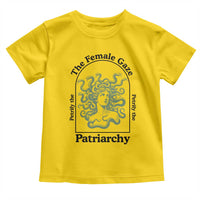 Feminist Toddler T Shirt The Female Gaze Petrify The Patriarchy Mythology Medusa - Wonder Print Shop