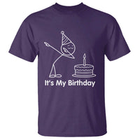 Dabbing Stickman Party Humor Gift T Shirt It Is My Birthday