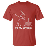 Dabbing Stickman Party Humor Gift T Shirt It Is My Birthday