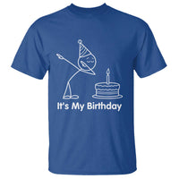 Dabbing Stickman Party Humor Gift T Shirt It Is My Birthday