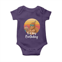 It Is My Birthday Baby Onesie Funny Bigfoot Blowing Candle Birthday Cake