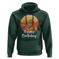 It Is My Birthday Hoodie Funny Bigfoot Blowing Candle Birthday Cake