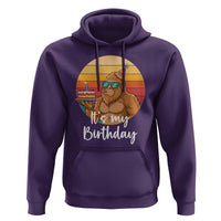 It Is My Birthday Hoodie Funny Bigfoot Blowing Candle Birthday Cake