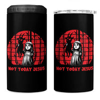 Not Today Jesus 4 in 1 Can Cooler Tumbler Gothic Dark Art Pastel Goth Creepy Graphic