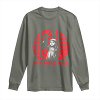 Not Today Jesus Long Sleeve Shirt Gothic Dark Art Pastel Goth Creepy Graphic