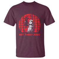 Not Today Jesus T Shirt Gothic Dark Art Pastel Goth Creepy Graphic