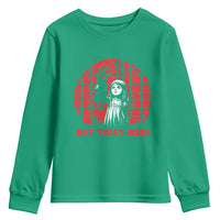 Not Today Jesus Youth Sweatshirt Gothic Dark Art Pastel Goth Creepy Graphic