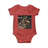 Funny Oktoberfest Raccoon Baby Onesie Cute Trash Panda Beer Festival Bavarian Gift