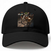 Funny Oktoberfest Raccoon Baseball Cap Cute Trash Panda Beer Festival Bavarian Gift