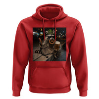 Funny Oktoberfest Raccoon Hoodie Cute Trash Panda Beer Festival Bavarian Gift