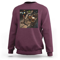 Funny Oktoberfest Raccoon Sweatshirt Cute Trash Panda Beer Festival Bavarian Gift