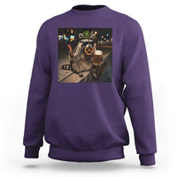 Funny Oktoberfest Raccoon Sweatshirt Cute Trash Panda Beer Festival Bavarian Gift