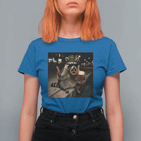 Funny Oktoberfest Raccoon T Shirt For Women Cute Trash Panda Beer Festival Bavarian Gift