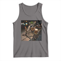 Funny Oktoberfest Raccoon Tank Top Cute Trash Panda Beer Festival Bavarian Gift