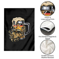 Funny Oktoberfest Beer Lover Gift Garden Flag Cool German Beer Mug