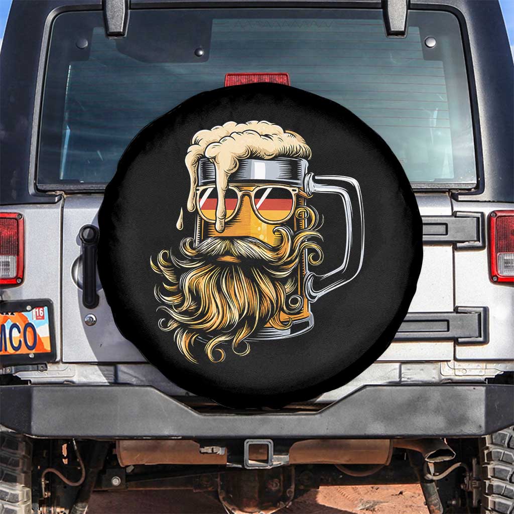 Funny Oktoberfest Beer Lover Gift Spare Tire Cover Cool German Beer Mug