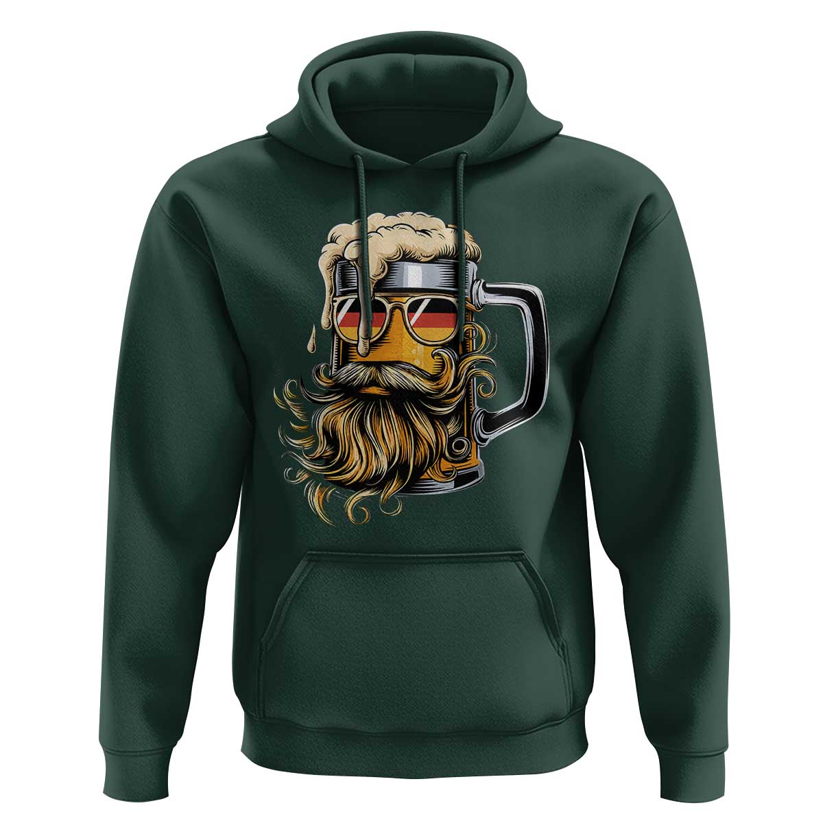 Funny Oktoberfest Beer Lover Gift Hoodie Cool German Beer Mug