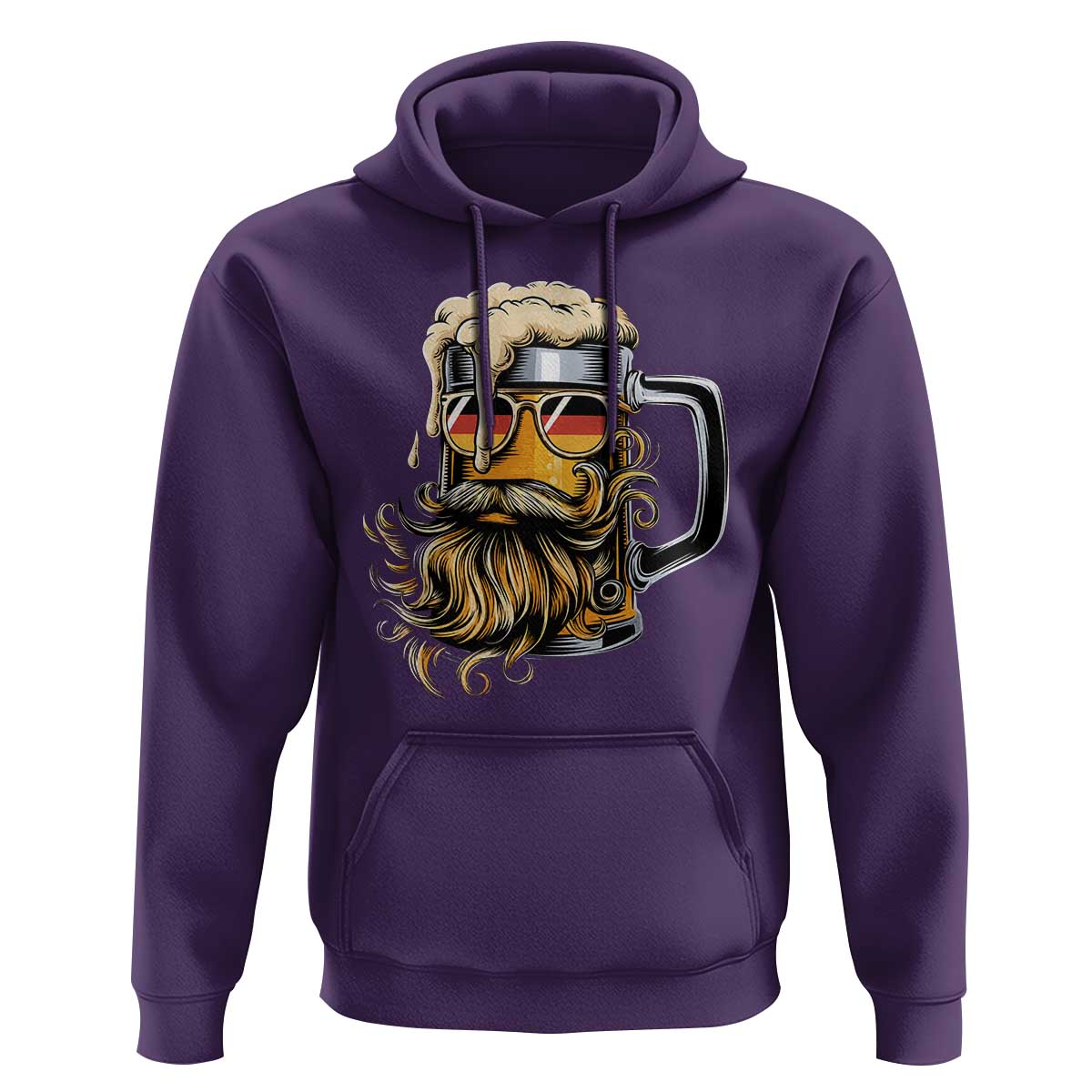 Funny Oktoberfest Beer Lover Gift Hoodie Cool German Beer Mug