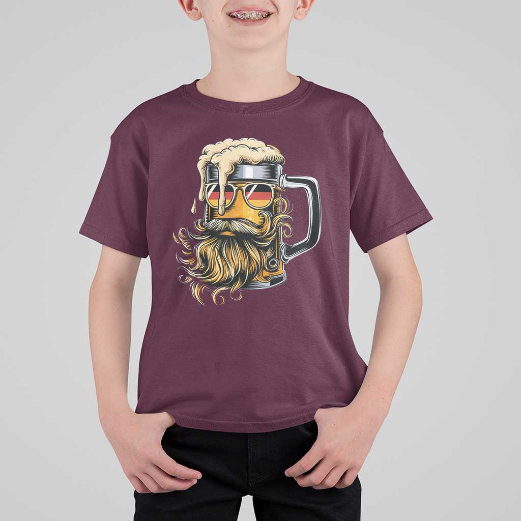 Funny Oktoberfest Beer Lover Gift T Shirt For Kid Cool German Beer Mug