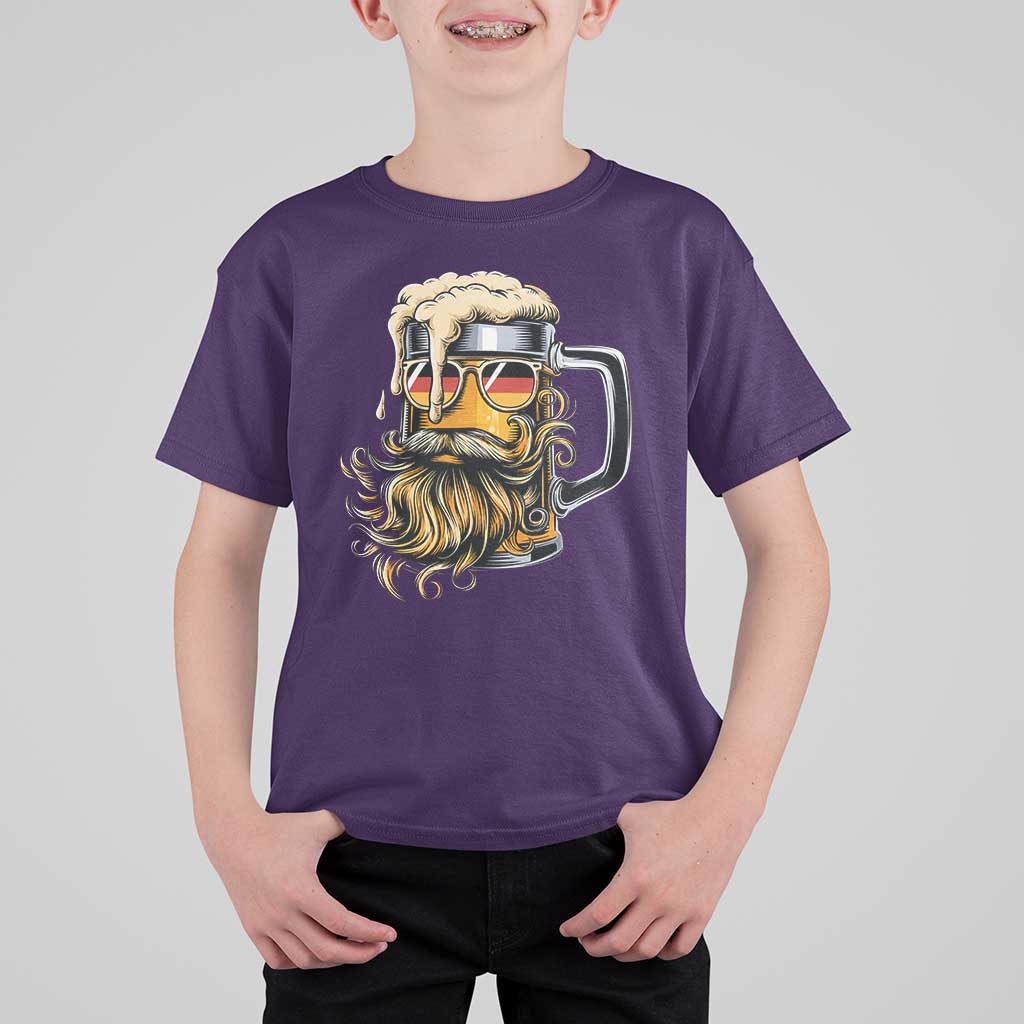 Funny Oktoberfest Beer Lover Gift T Shirt For Kid Cool German Beer Mug