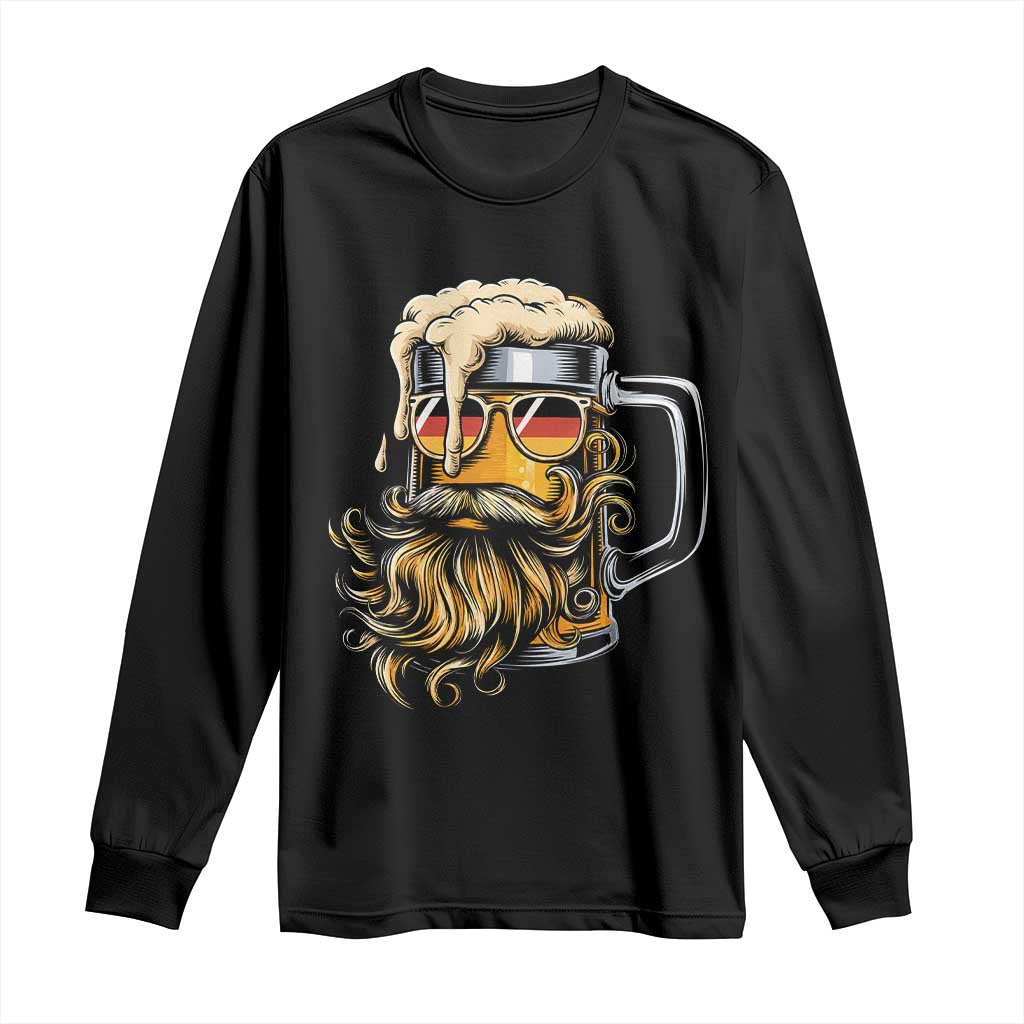 Funny Oktoberfest Beer Lover Gift Long Sleeve Shirt Cool German Beer Mug