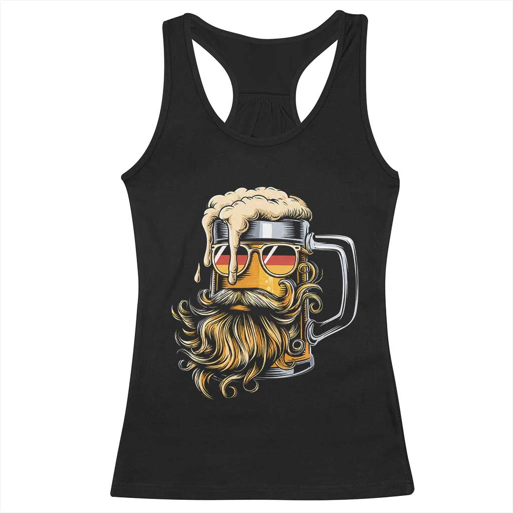 Funny Oktoberfest Beer Lover Gift Racerback Tank Top Cool German Beer Mug