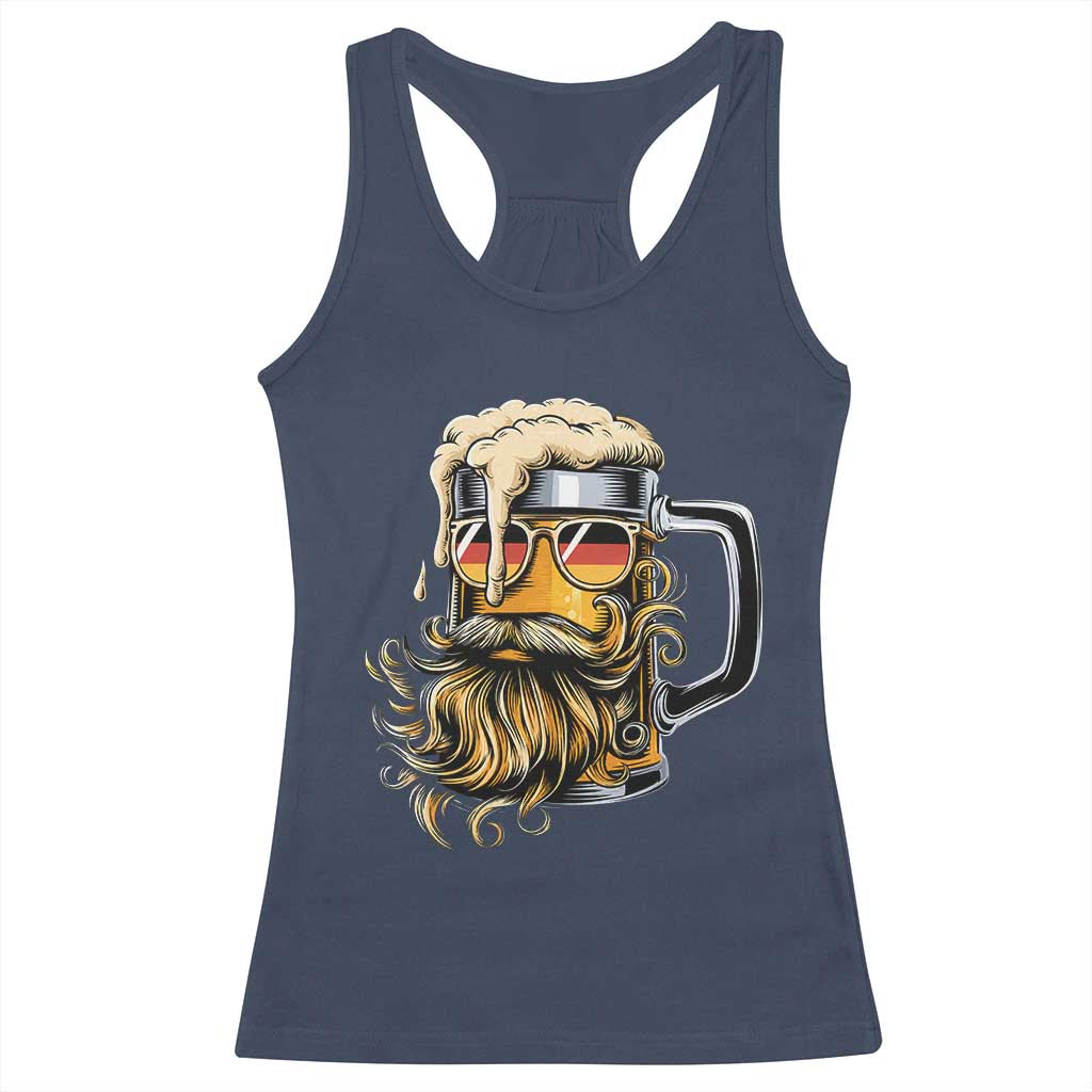 Funny Oktoberfest Beer Lover Gift Racerback Tank Top Cool German Beer Mug