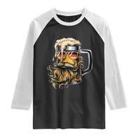 Funny Oktoberfest Beer Lover Gift Raglan Shirt Cool German Beer Mug