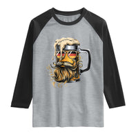 Funny Oktoberfest Beer Lover Gift Raglan Shirt Cool German Beer Mug