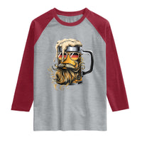 Funny Oktoberfest Beer Lover Gift Raglan Shirt Cool German Beer Mug